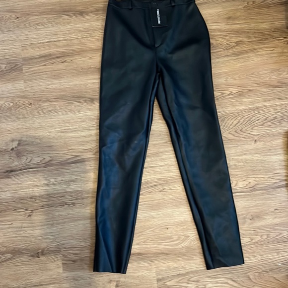 PrettyLittleThing Pants - PRETTY LITTLE THING FAUX LEATHER PANTS NWT